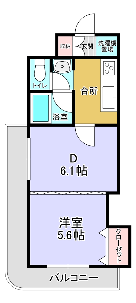 朝日プラザステーションスクエア千歳Iの間取り