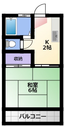 高柳ハイツの間取り