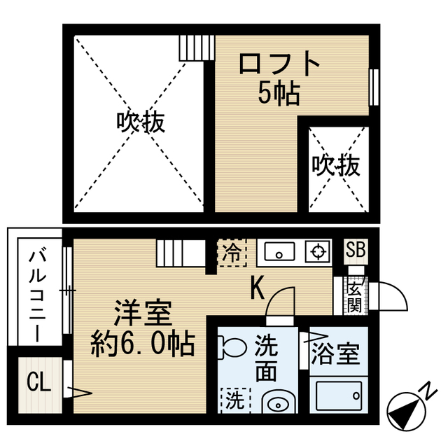 アパッショネートの間取り