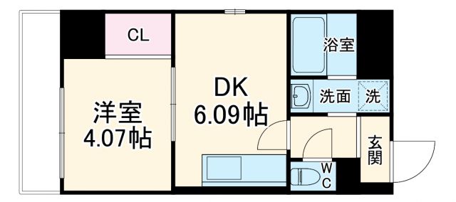 クローバー・クレア池田の間取り