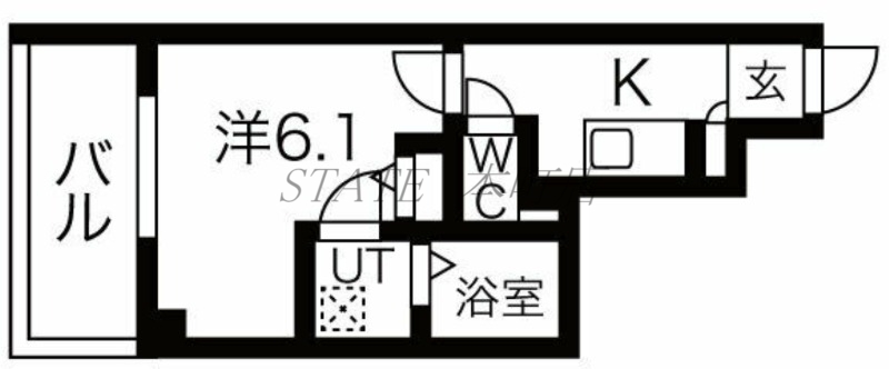 ファステート難波デラックスの間取り