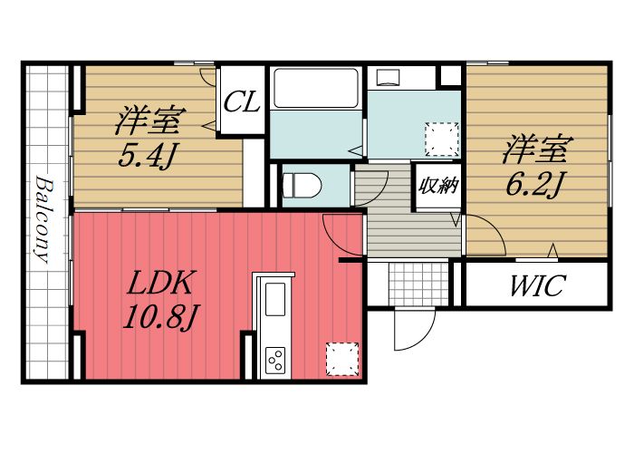 市原市惣社のアパートの間取り