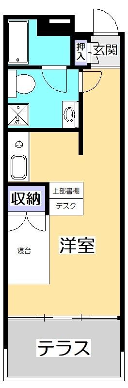 国分寺市東元町のマンションの間取り