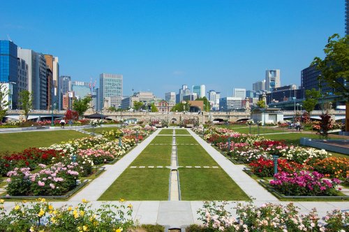 【大阪市北区西天満のマンションの公園】