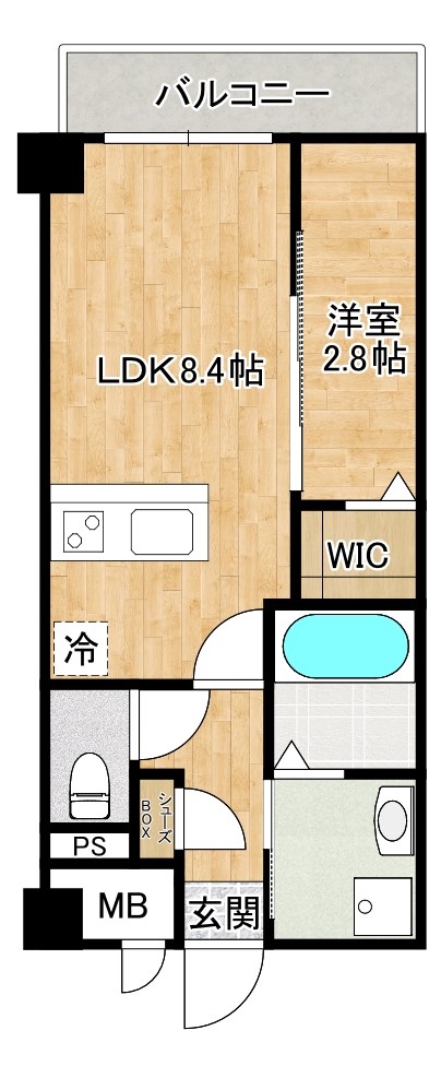 レジェンド紺屋町IIの間取り