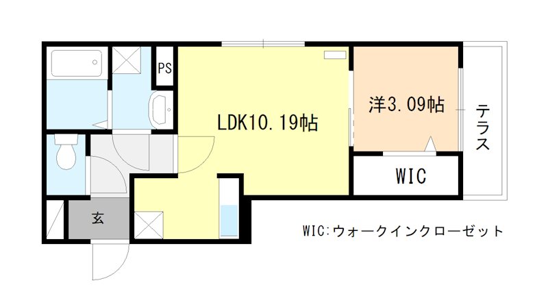 D-room松井山手南の間取り