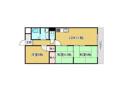 加藤マンションの間取り