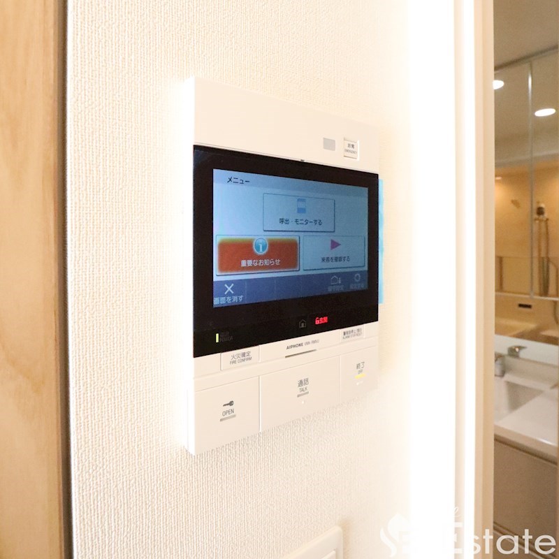 セキュリティ　モニター付きインターホン