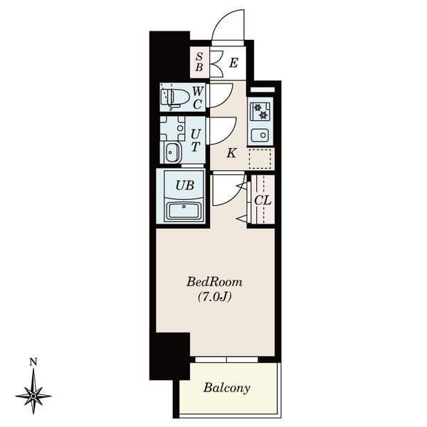 S-RESIDENCE尾頭橋clarityの間取り