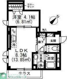 【練馬区早宮のマンションの間取り】