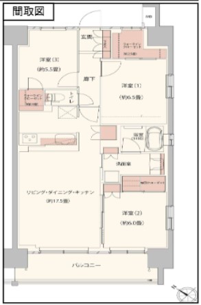 柏市柏のマンションの間取り