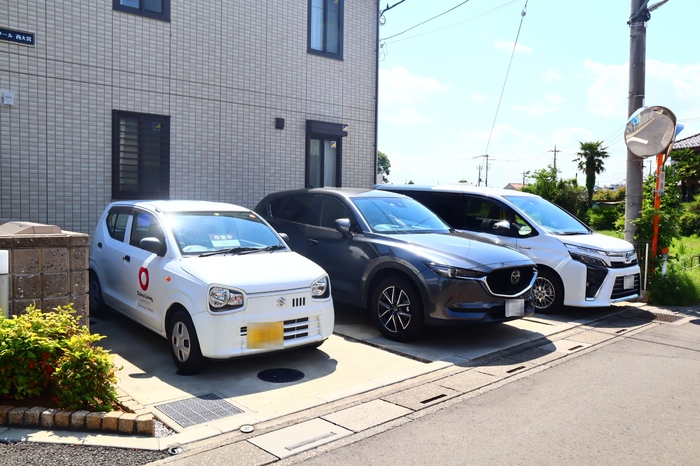 【さいたま市西区宮前町のアパートの駐車場】