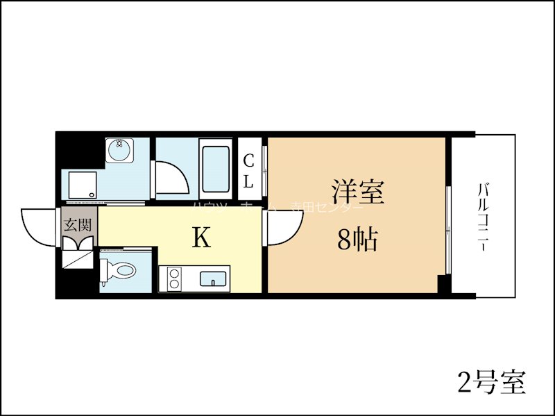 城陽市寺田のマンションの間取り