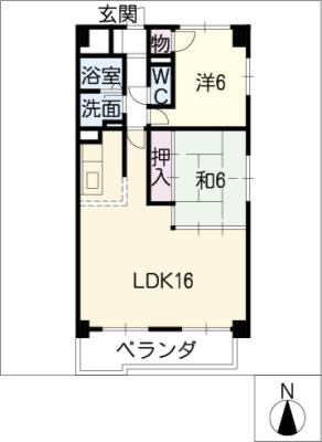 エルフ杉ノ木の間取り