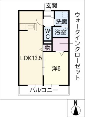 ヘーベルコートＴＮの間取り