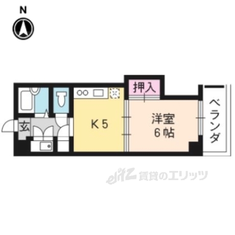 シェルブリュー四条大宮の間取り