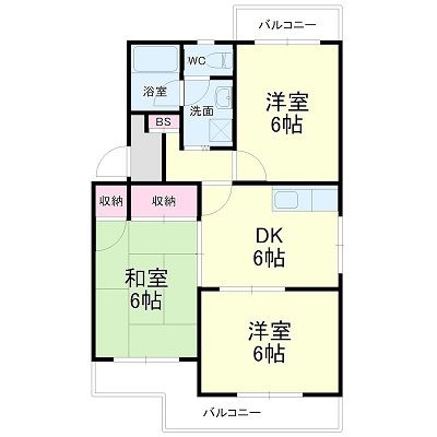 マンションロイヤルアイリスの間取り