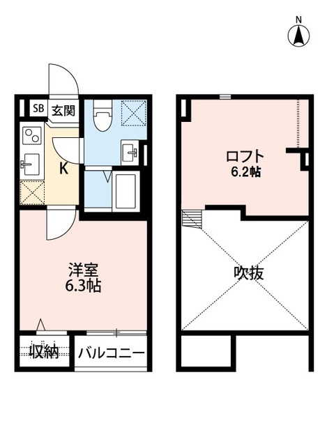 【ウエストヴィレッジの間取り】