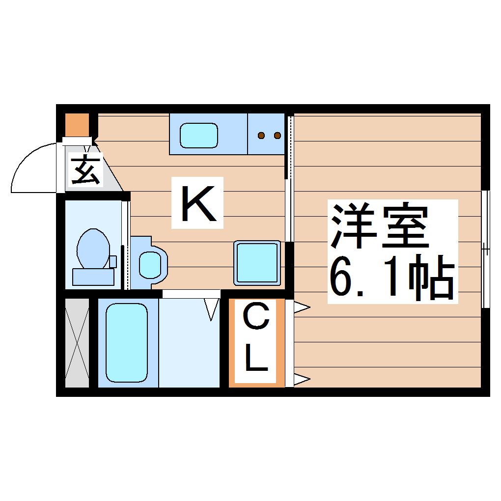 シャリオ北山の間取り