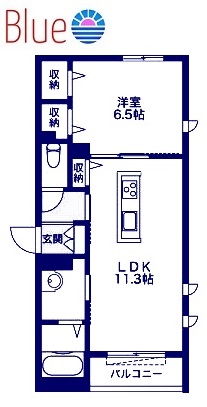 藤沢市長後のマンションの間取り