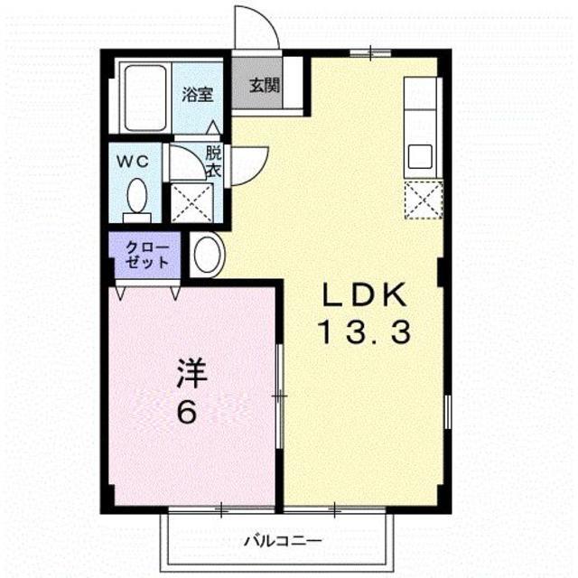 三養基郡みやき町大字中津隈のアパートの間取り