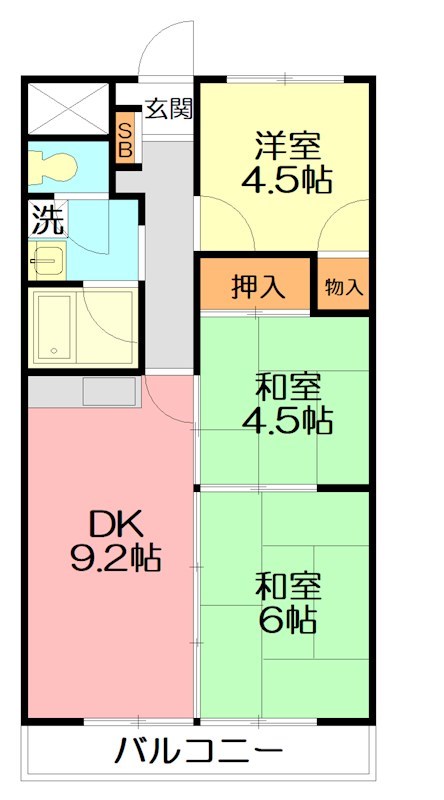 メゾンドール加藤の間取り