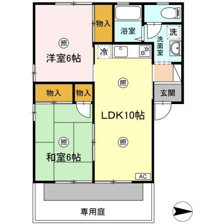 セジュールいおきの間取り