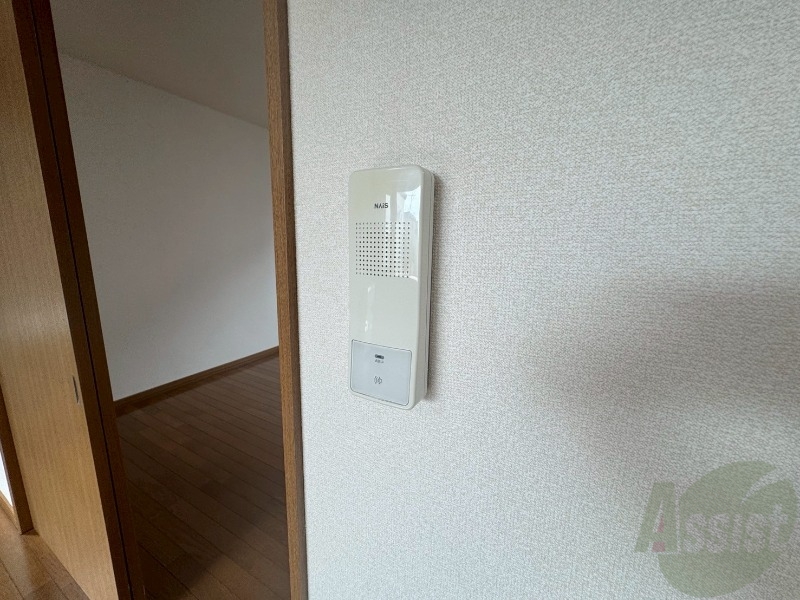 セキュリティ　来客時にはこちらのチャイムが鳴りますよ。