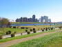 公園　多摩川河川敷（公園）まで700m