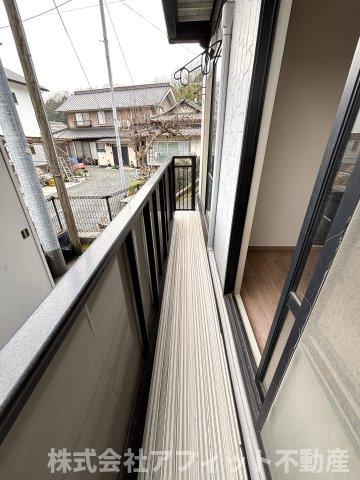 バルコニー　南向き