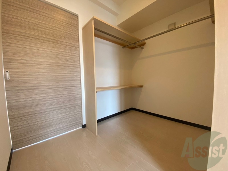 収納　洋室にあった収納。荷物がたくさんあっても大丈夫。