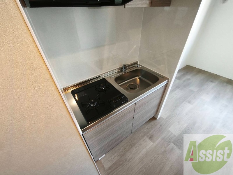 キッチン　清潔感がありお洒落なキッチンになっていました！