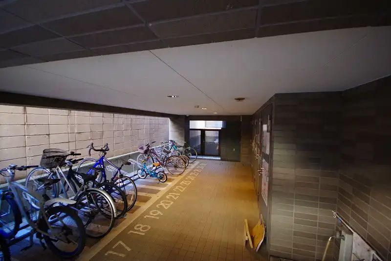 駐車場　駐輪場です