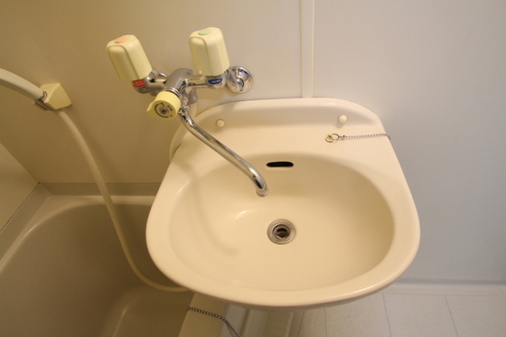 洗面設備　他号室のお写真です
