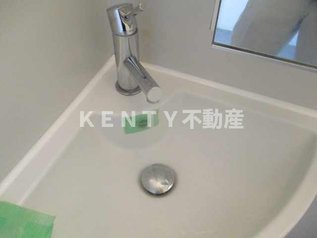 洗面設備　広い洗面スペース