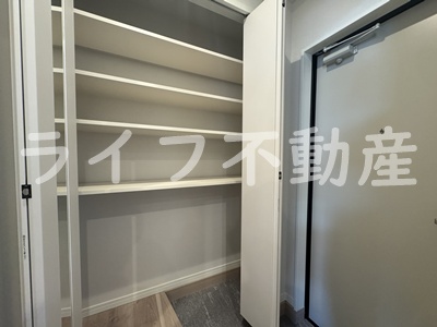 収納　収納があります