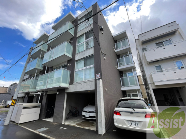 建物外観　札幌市中央区南５条西「サークルロードヒルズ」