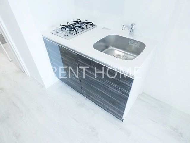 キッチン　２口ガスシステムキッチン