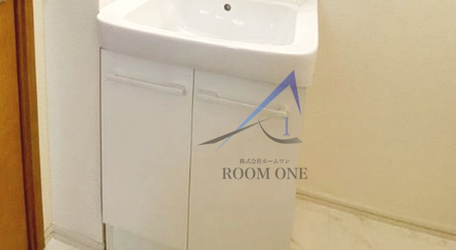 洗面設備　洗面台です。