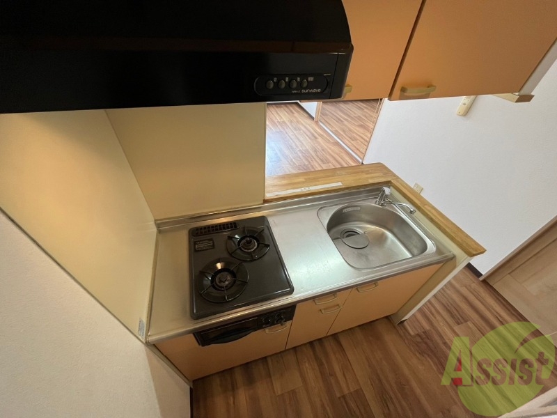 キッチン　システムキッチンなのでコンロ設置不要です！