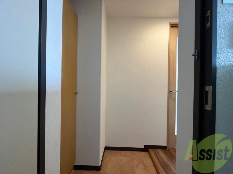 玄関　玄関にはシューズボックスもあって便利そう！