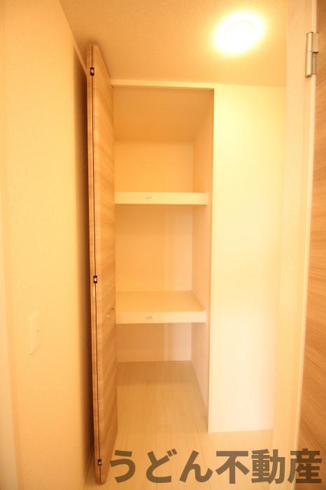 収納　うどん県のお部屋探しはうどん不動産へ うどんちゃんとLINE