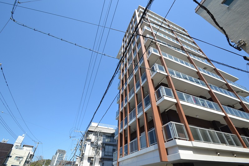 建物外観　リバーサイド、スーパー近くの好立地物件！！