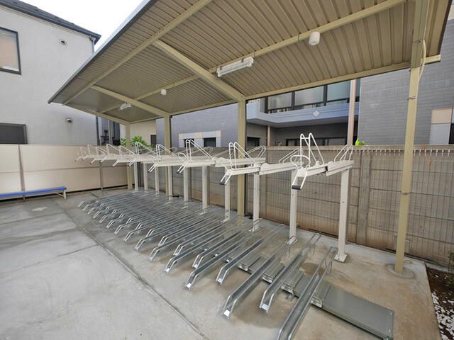 駐車場　駐輪場です
