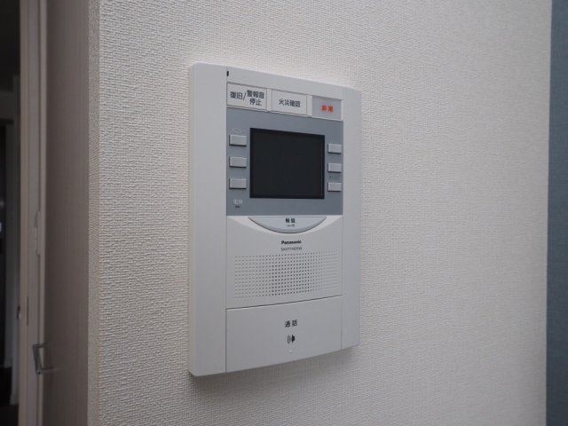 セキュリティ　モニター付きインターホンです
