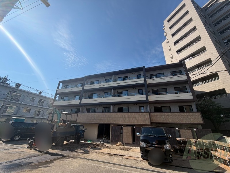 建物外観　外観予想パース　札幌市中央区南十三条西「仮）南１３西７ＭＳ」