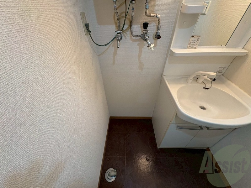 セキュリティ　もちろん洗濯機置場は室内にあるので、いつでも洗濯できますよ～