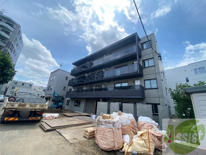 建物外観　外観予想パース　札幌市中央区南三条「ＳＰＡＲＫＬＥ　裏参道」