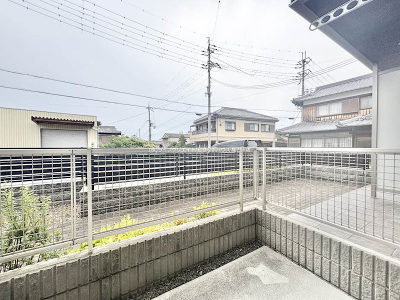 バルコニー　1階の写真です