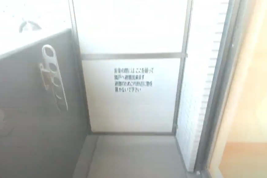 バルコニー　写真は同タイプ住居です。